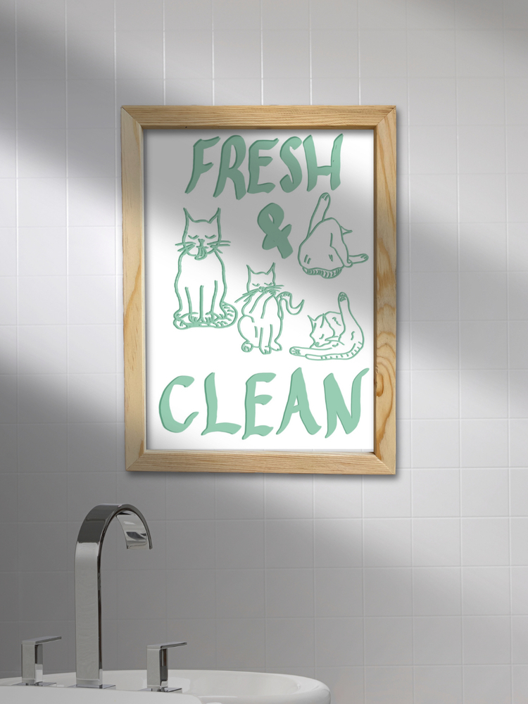 Özel Tasarım Banyo Posteri