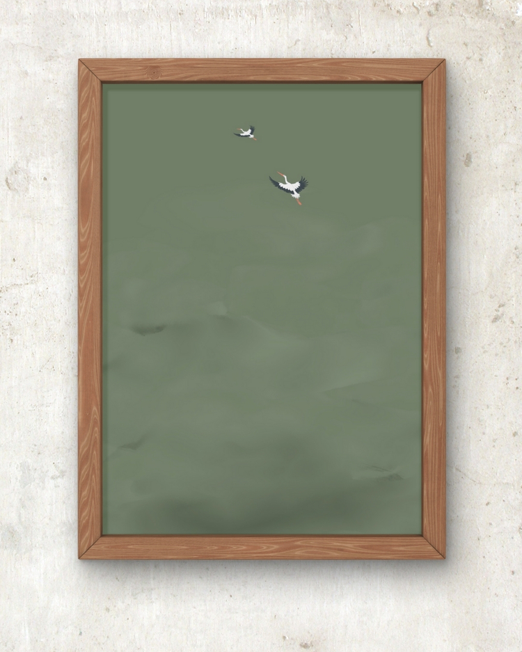 Leyleklerin Sessizliği – Minimal Poster A3