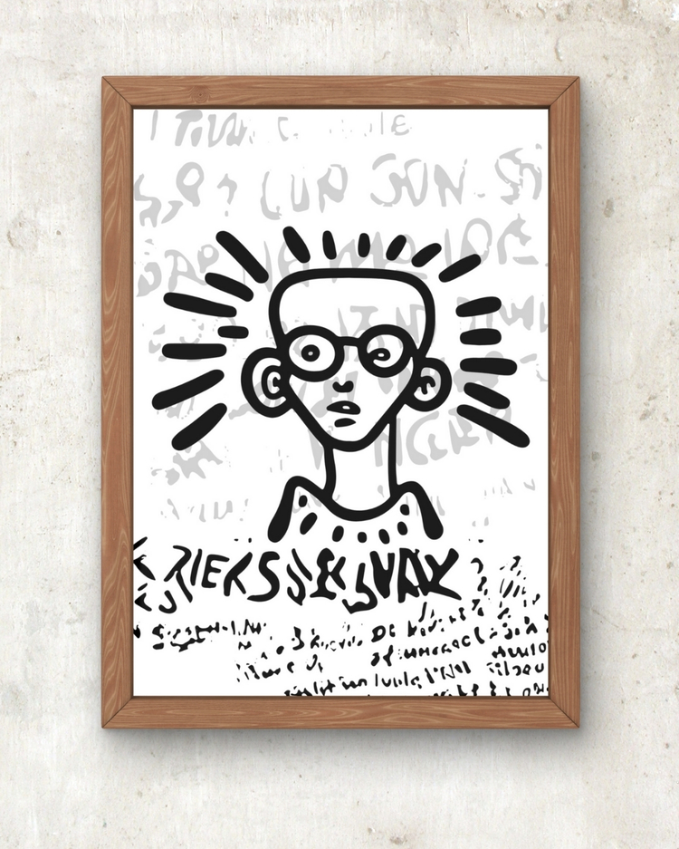 Düşüncenin Patladığı An – Sokak Sanatı Poster A3