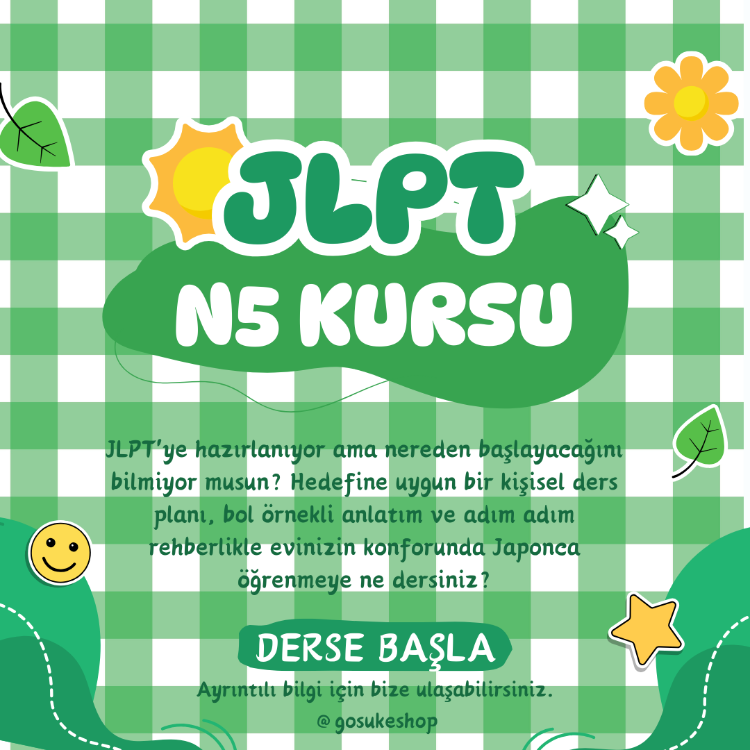 JLPT N5 ÖZEL KURS