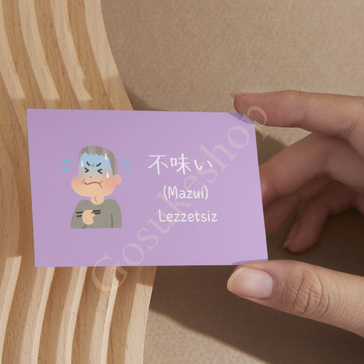 Japonca Sıfatlar Hafıza Kartı