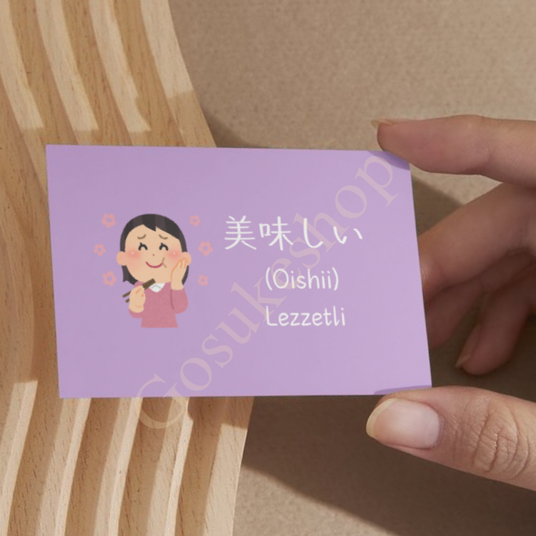 Japonca Sıfatlar Hafıza Kartı