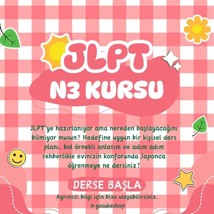JLPT N3 ÖZEL KURS