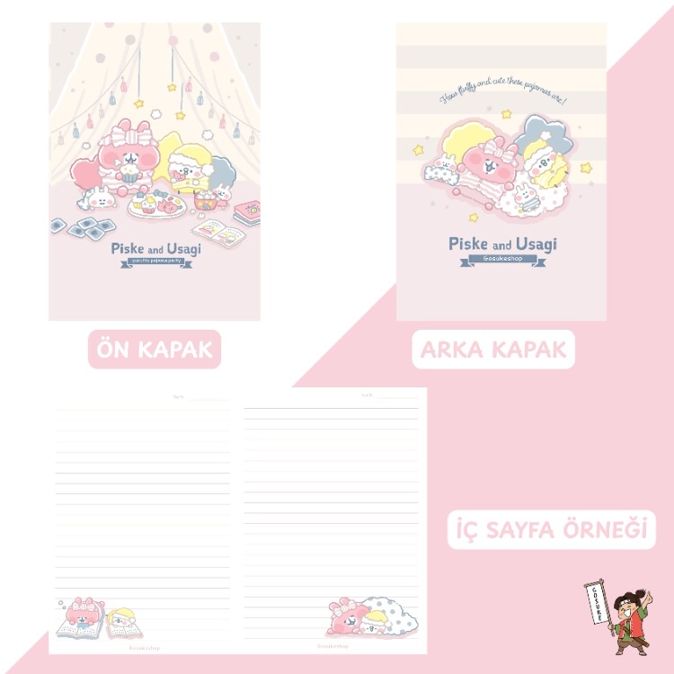 Usagi Çizgili Defter