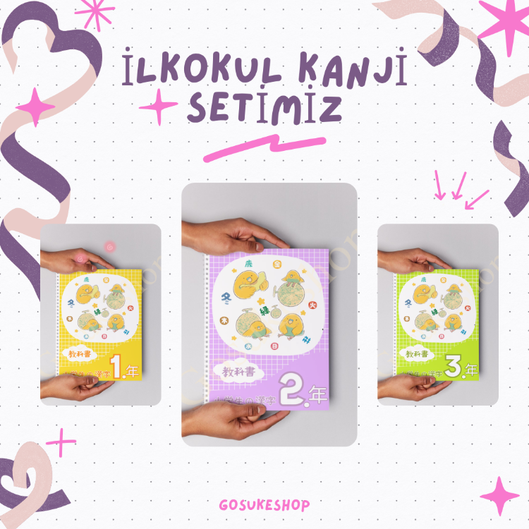 İlkokul Kanji Öğreniyorum Seti