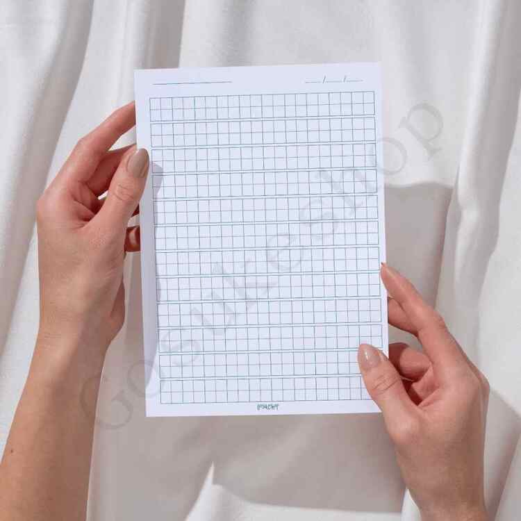 田字本 (Tianziben ) Çince Karakter Egzersiz Defteri