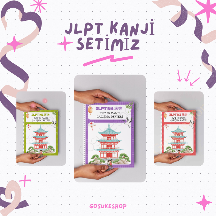 JLPT Kanji Öğreniyorum Seti