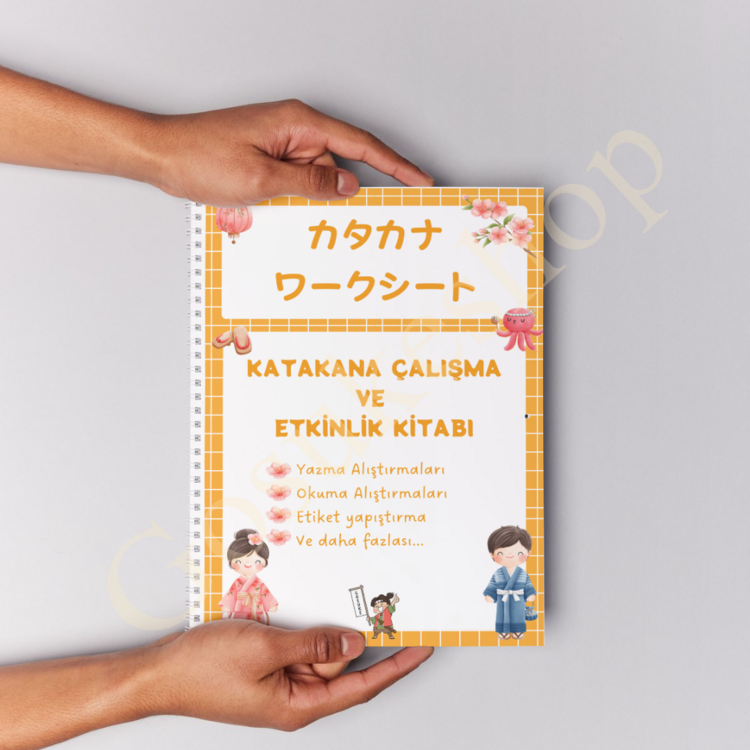 Katakana Çalışma ve Etkinlik Defteri