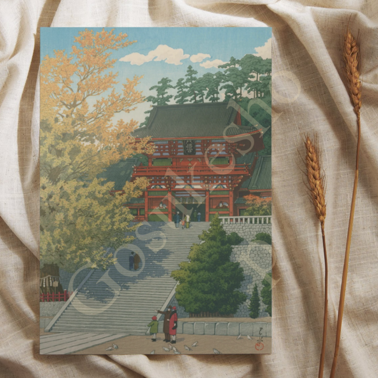Tsuruoka Hachimangu Shrine Kartpostal