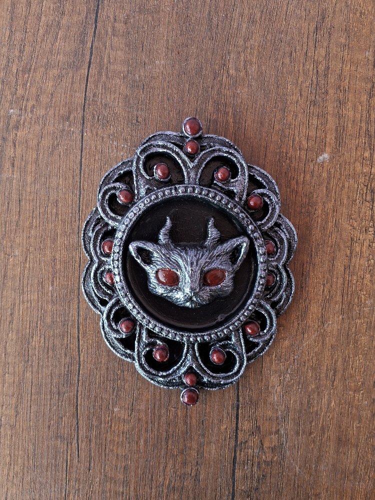 Gotik Kedi Çerçeve