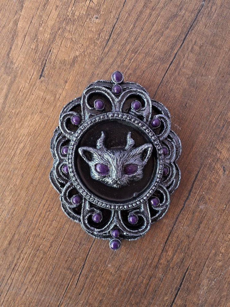Gotik Kedi Çerçeve