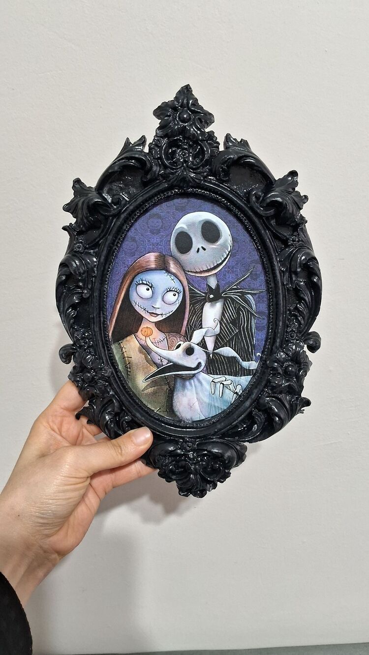 The Nightmare before Christmas Jack and Sally Çerçeve