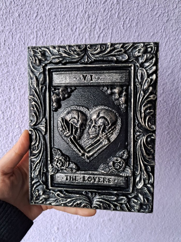 The Lovers Tarot Gotik Çerçeve 