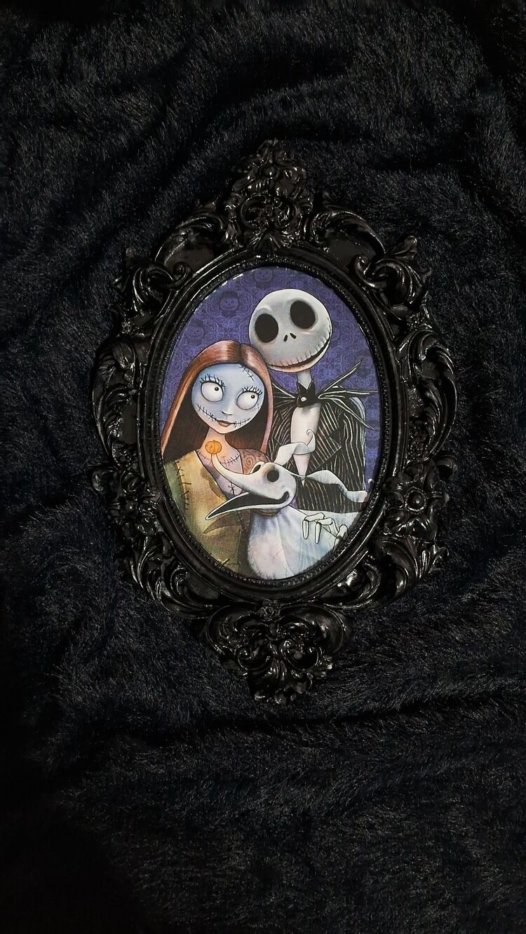 The Nightmare before Christmas Jack and Sally Çerçeve