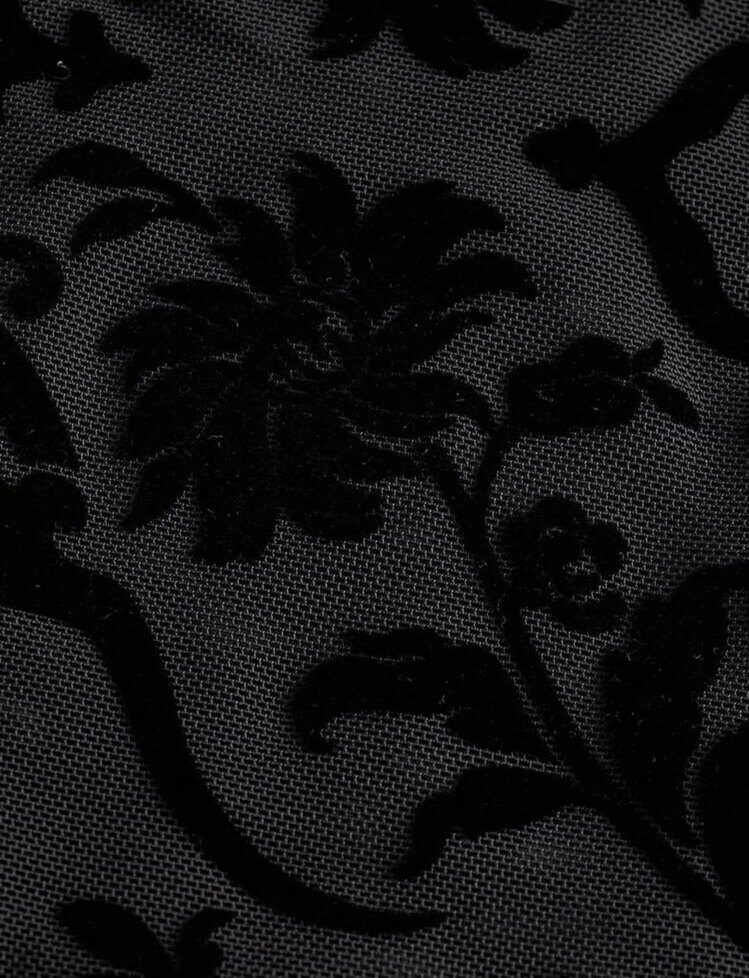 Grunge Hippie Floral Tül Uzun Kollu Büstiyer