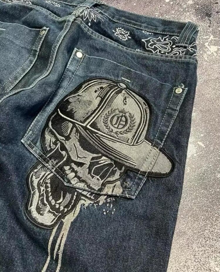 Gothic Goth Casual Street Pantolon
