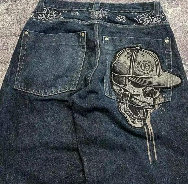 Gothic Goth Casual Street Pantolon