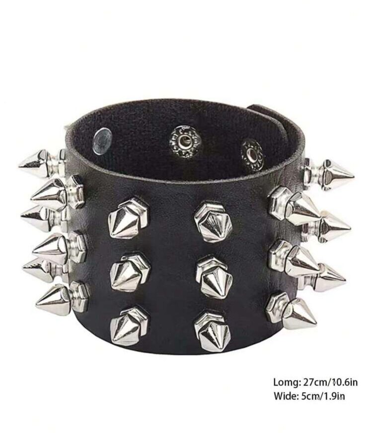 Grunge Punk Spikey Bileklik 