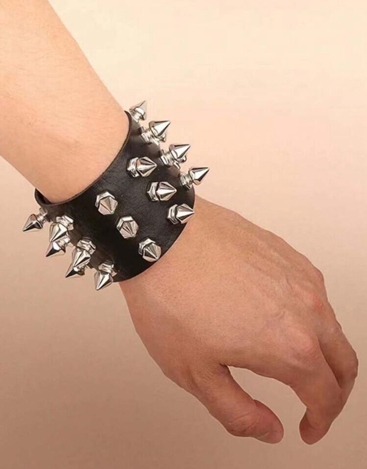 Grunge Punk Spikey Bileklik 