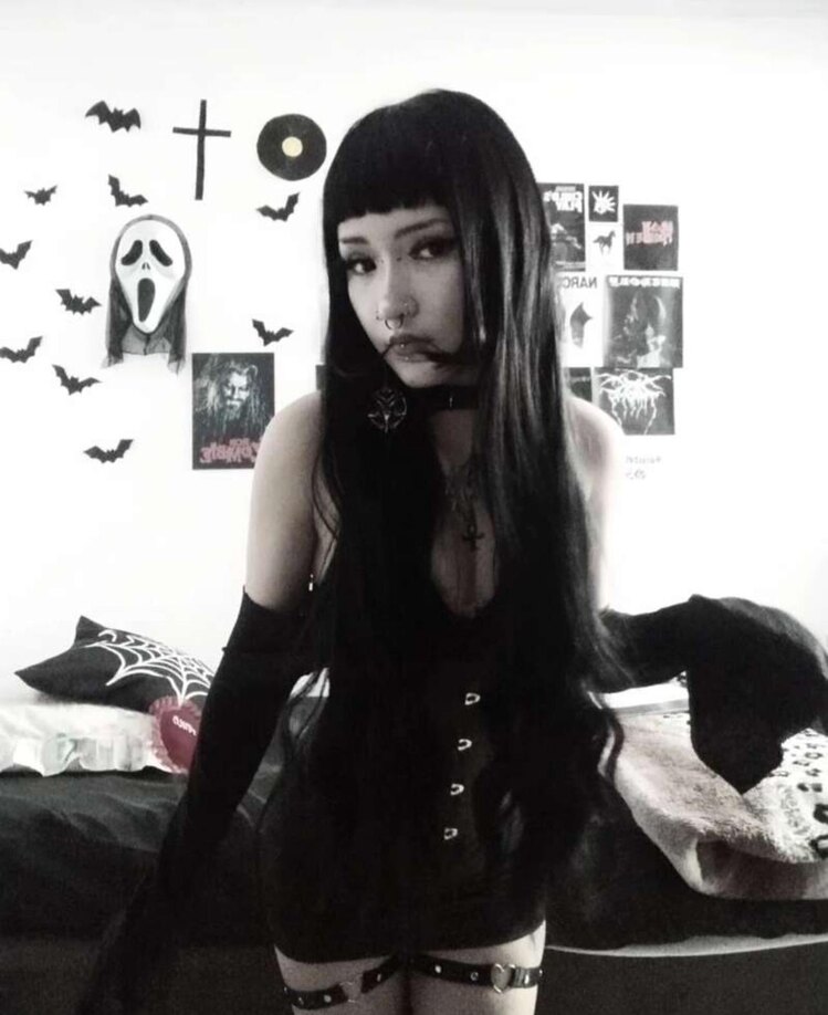 Gothic Arkası Bağlamalı Grunge Korse