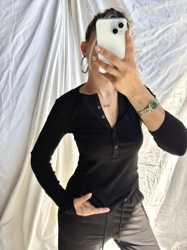 Yeni sezon önü düğmeli fitilli body