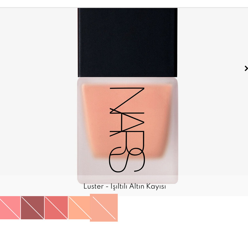 Nars allık üç renk
