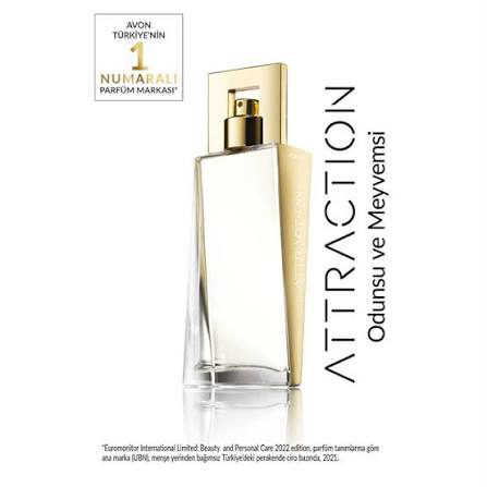 Avon 50 ml attraction kadın parfüm