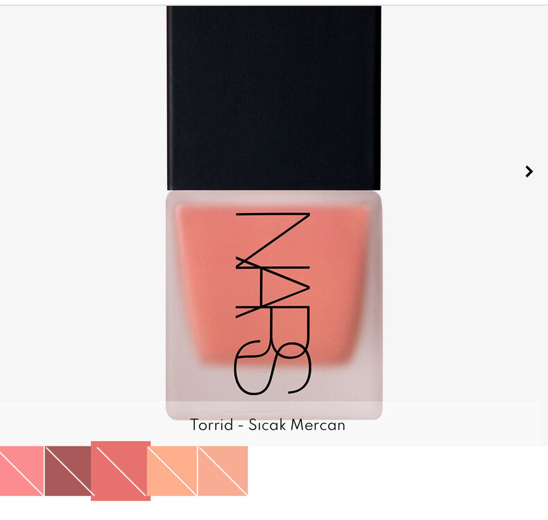Nars allık üç renk