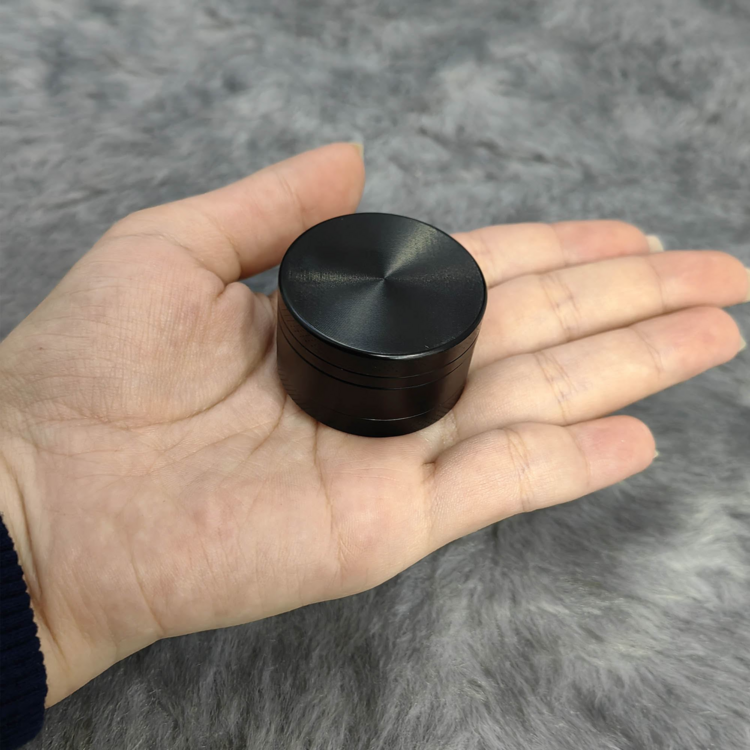 Siyah 40MM GRINDER 3 Kat Tutun Baharat Öğütücü Parçalayıcı Paslanmaz Mıknatıslı Gırgır