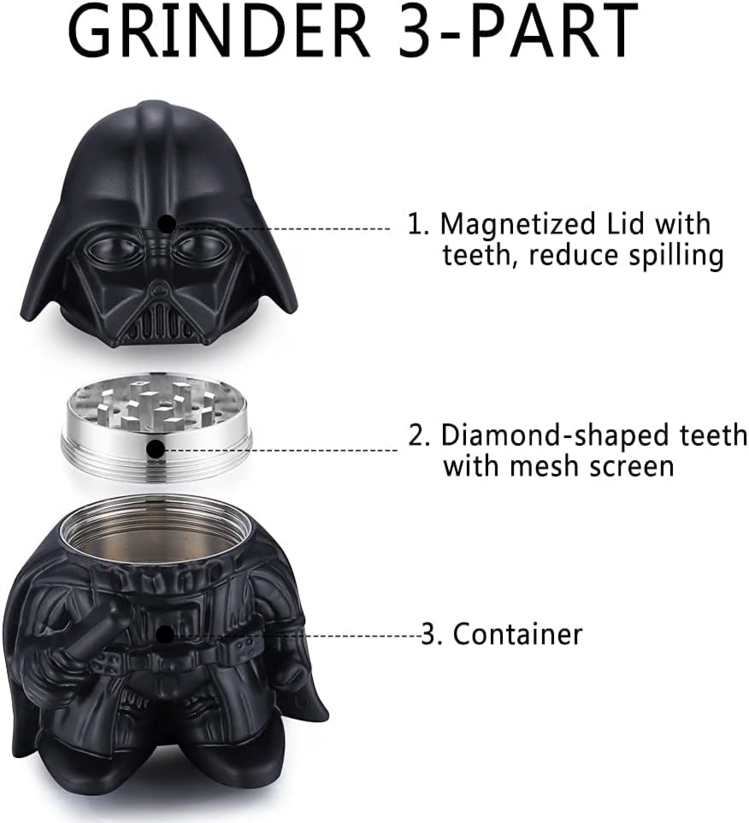 GrinderART - Darth Vader Tütün Öğütücü