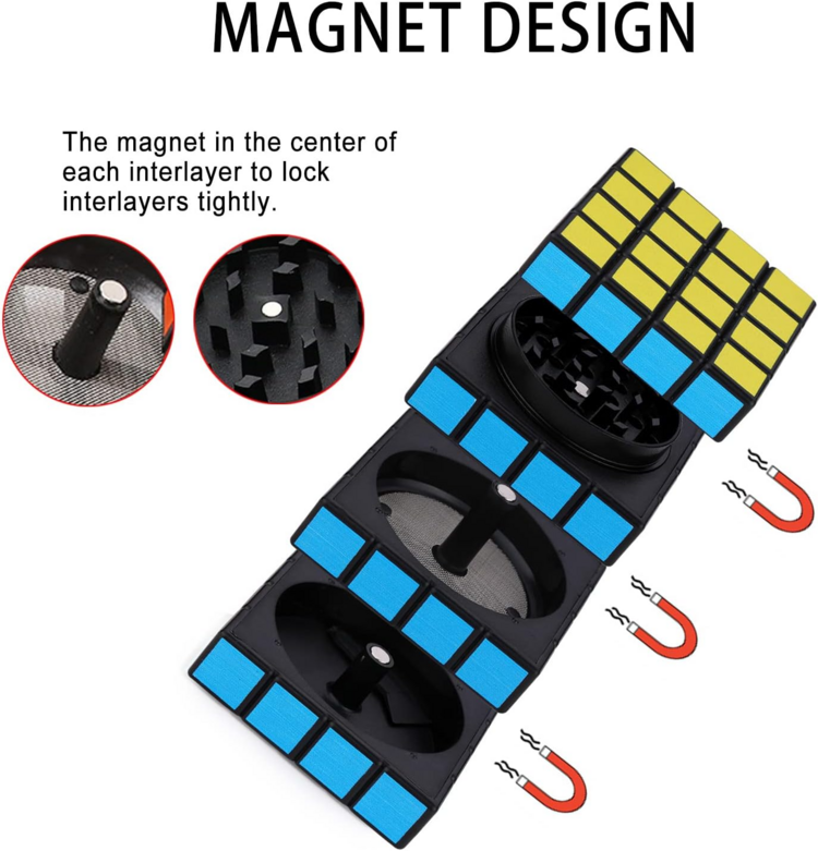 GrinderART - Rubik Küp Tütün Öğütücü