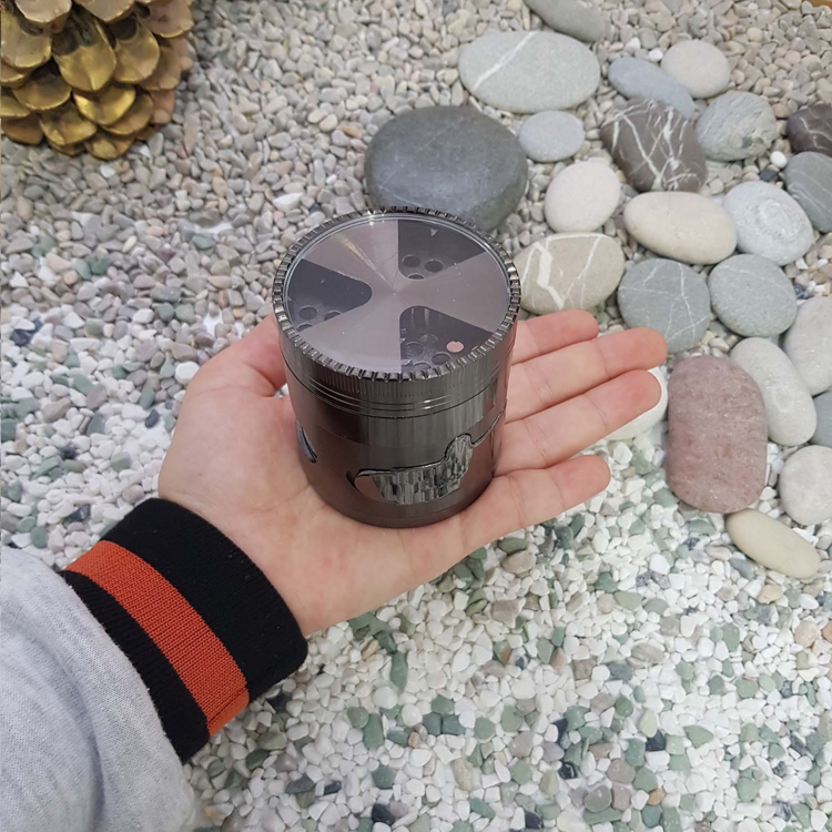 ÇEKMECELİ 60M-GRINDER 4 Kat Tutun Öğütücü Parçalayıcı Paslanmaz Mıknatıslı Gırgır