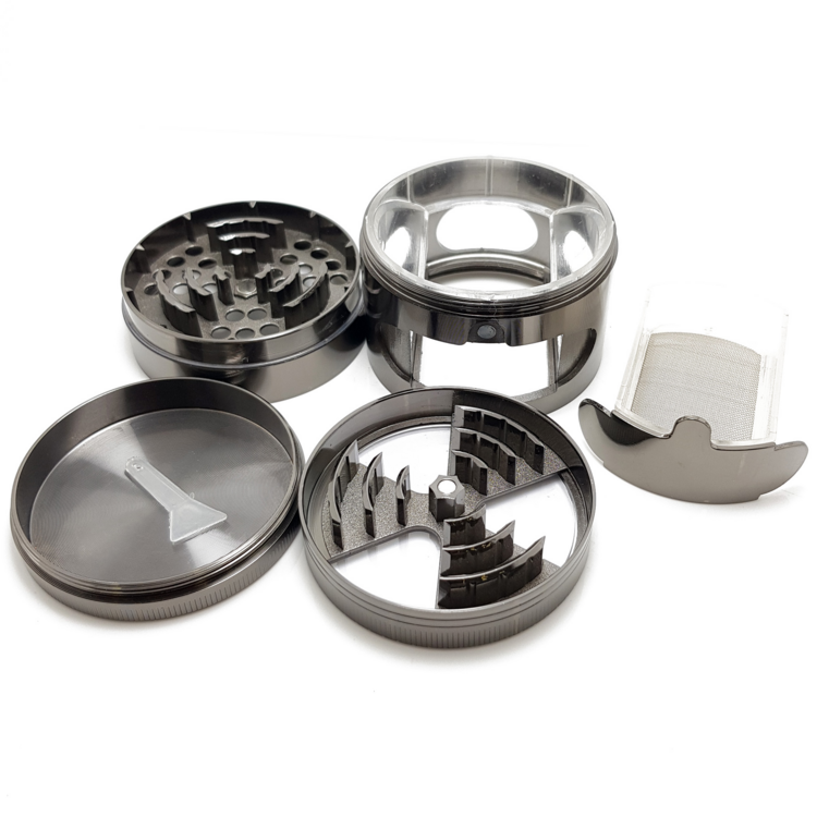 ÇEKMECELİ 60M-GRINDER 4 Kat Tutun Öğütücü Parçalayıcı Paslanmaz Mıknatıslı Gırgır