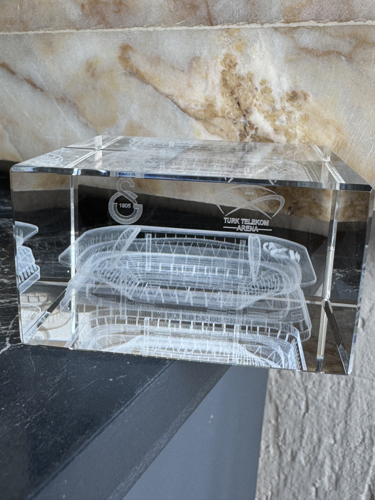 Galatasaray Kristal 3D Türk Telekom Arena Maketi 
