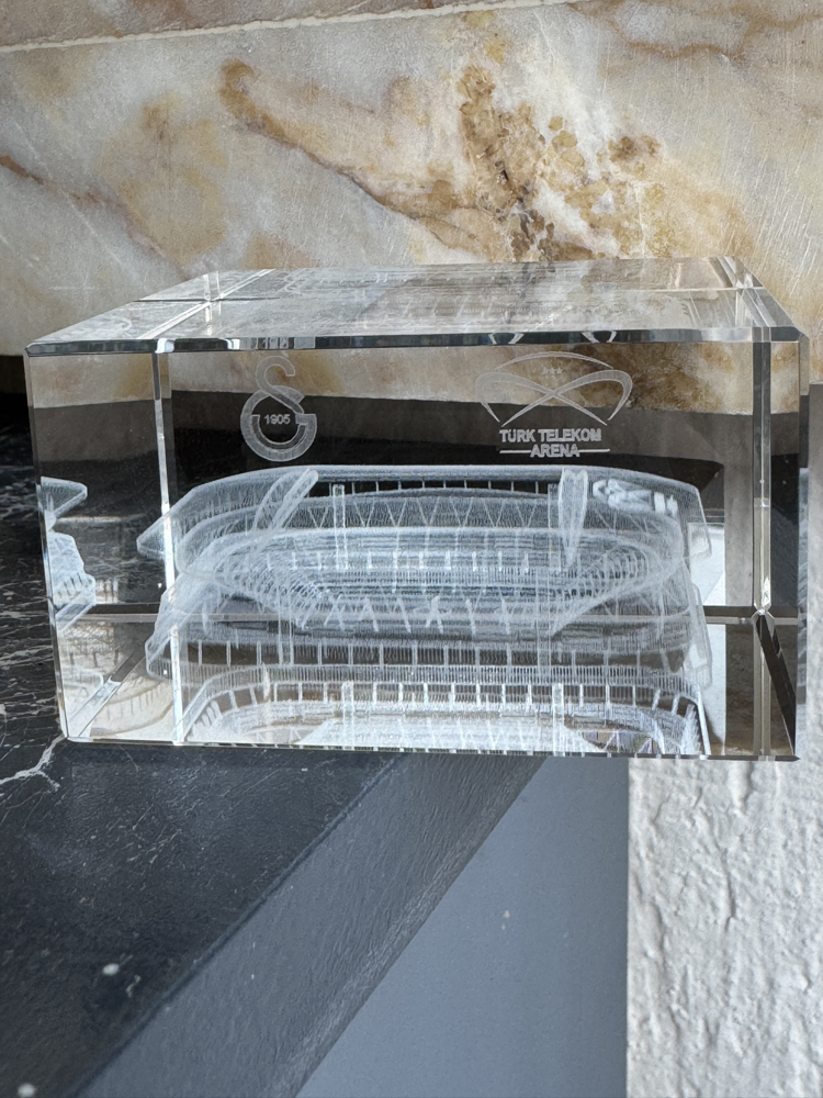 Galatasaray Kristal 3D Türk Telekom Arena Maketi 