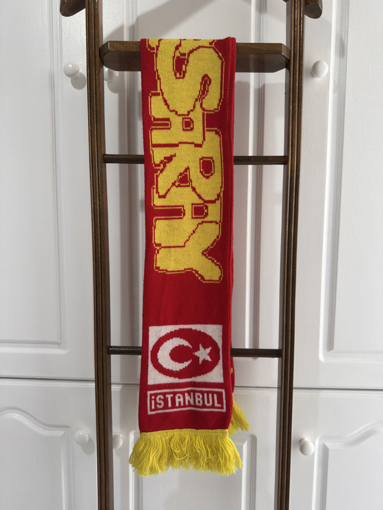 Galatasaray Vintage Örgü Atkı 