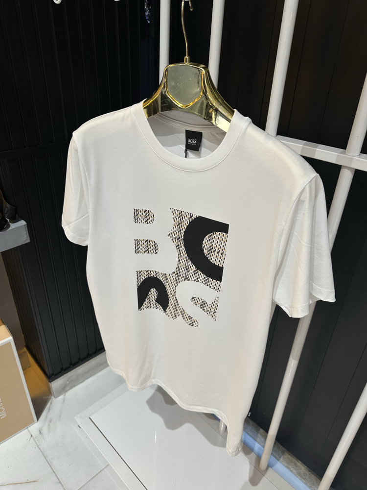 Boss Beyaz Tişört