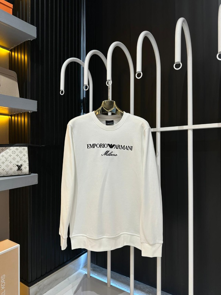 Emporio Armani Beyaz Sweatshırt