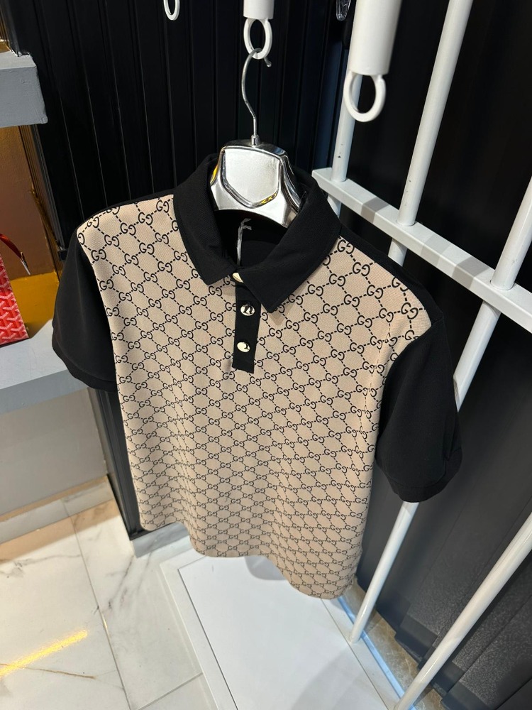 Gucci Siyah Polo Yaka Tişört
