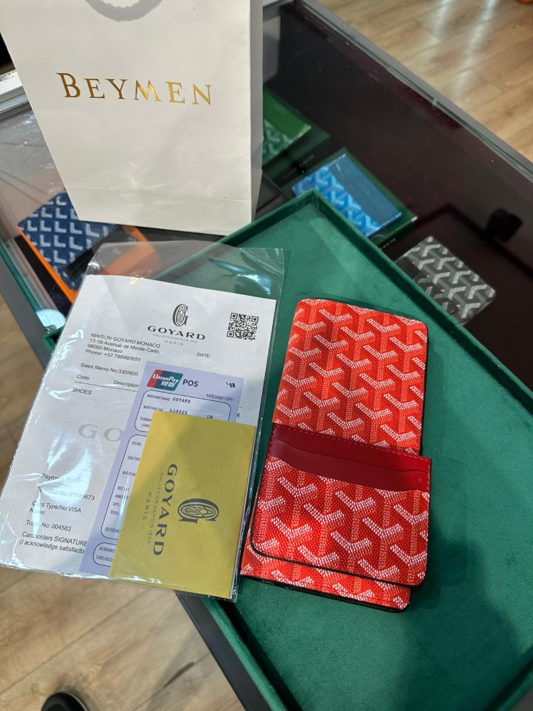 Goyard 2'Li Cüzdan Seti