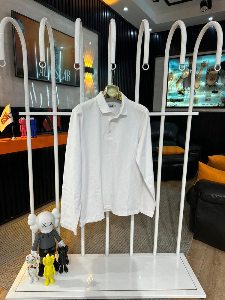 Beymen Club Erkek Fit Polo Yaka Beyaz Sweatshirt