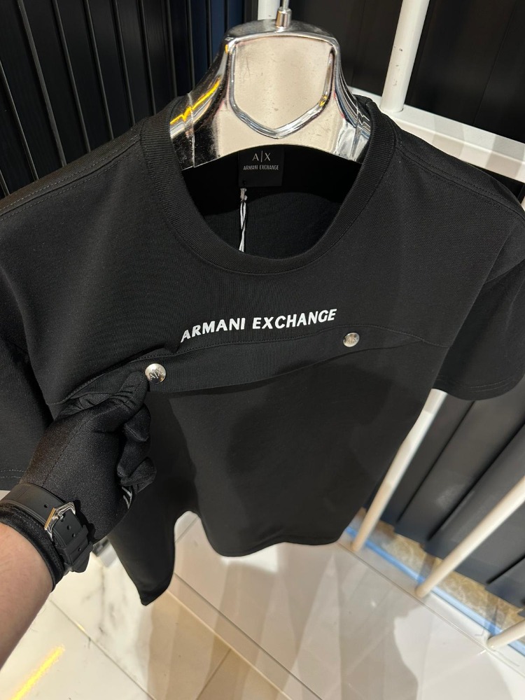 Armani Exchange Siyah Tişört