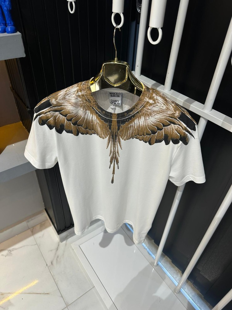Marcelo Burlon Beyaz Tişört