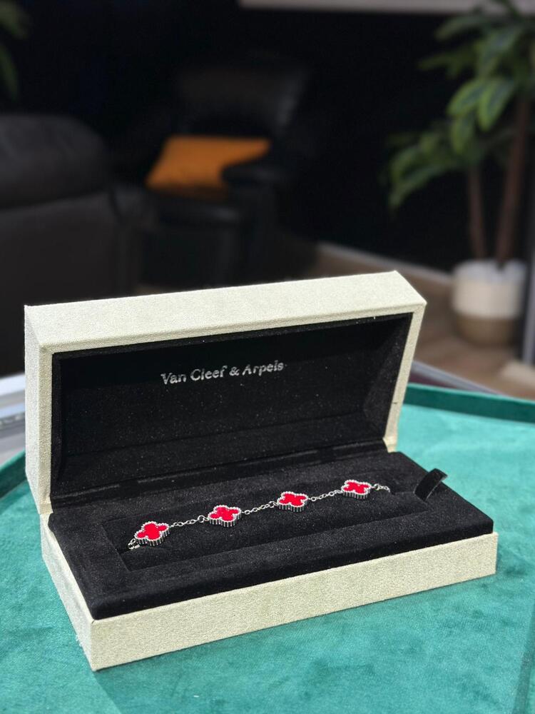 Van Cleef Çelik Bileklik