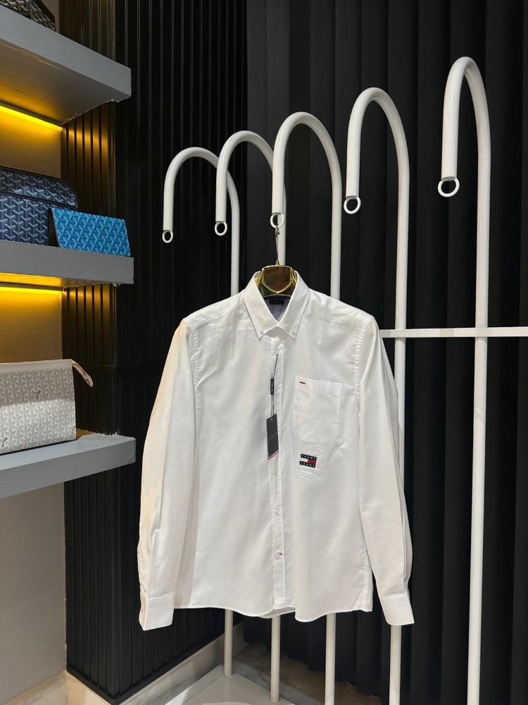 Tommy Hilfiger Beyaz Uzun Kol Gömlek