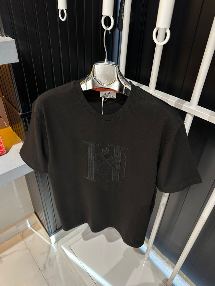 HERMES Siyah Tişört