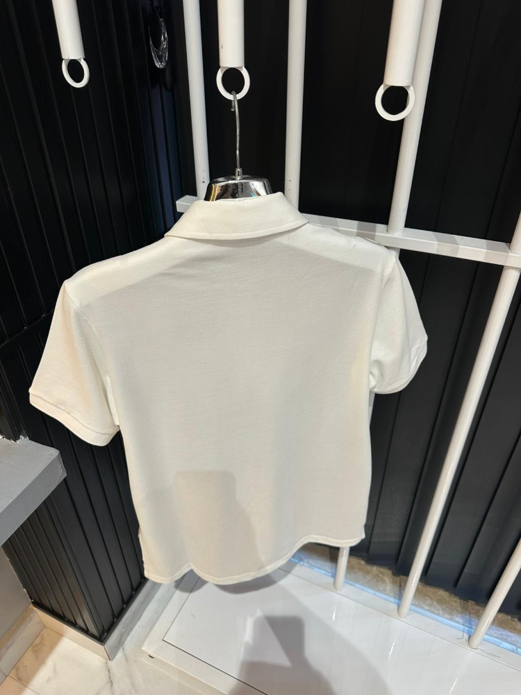 Gucci Beyaz Polo Yaka Tişört