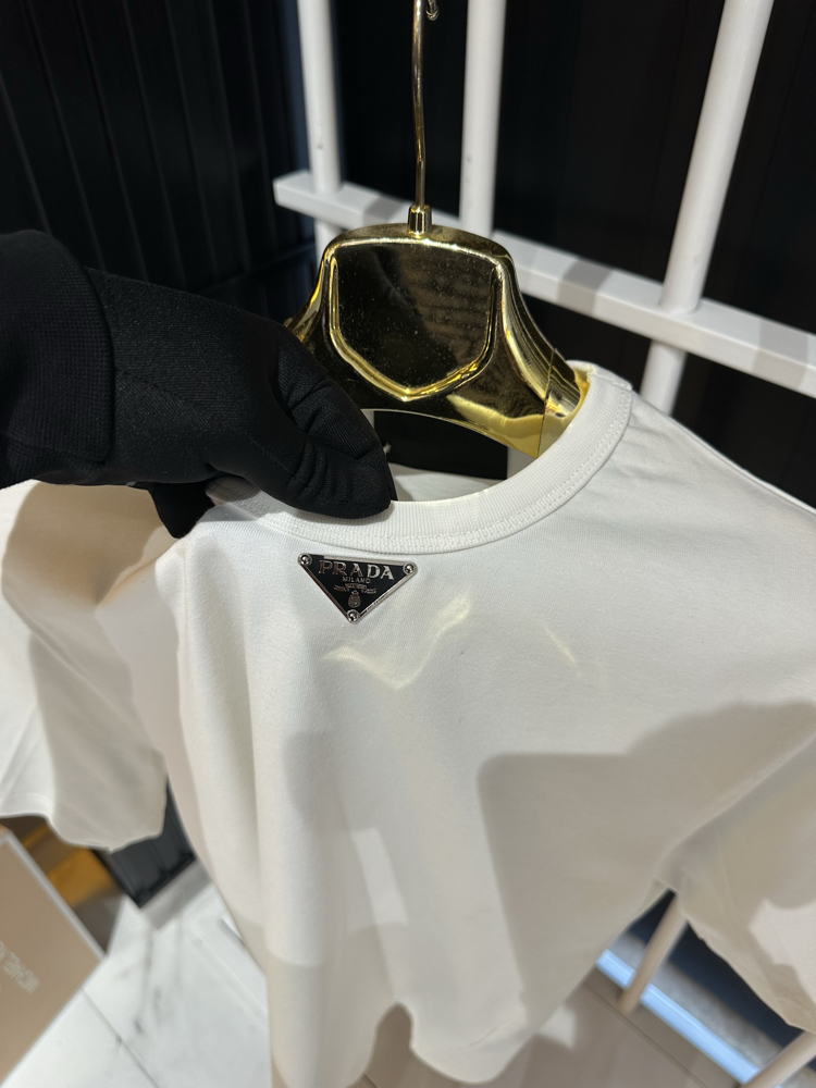 Prada Beyaz Tişört