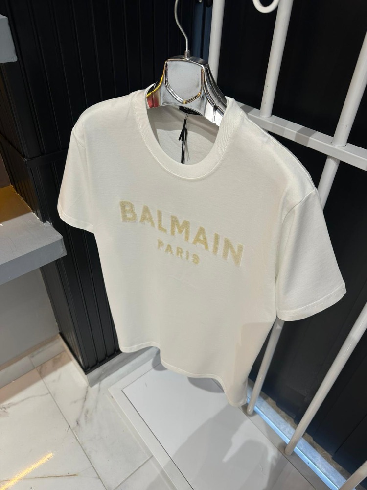 BALMAİN Beyaz Tişört