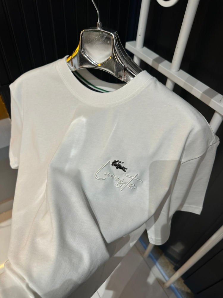 Lacoste Beyaz Tişört